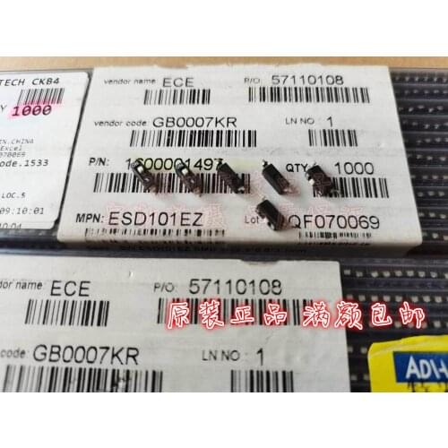 Original new 100% ESD101EZ 1-bit dial switch 1p SMD code switch spacing 2.54MM