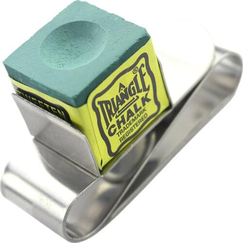 Professional Pool Cue Chalk Holder Durable Carrying Holder Stainless Snooker Chalk Holder Convenient Billiard Accessories 2019