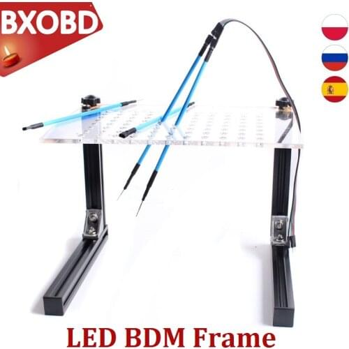 LED BDM Frame for BDM100 BDM Frame for BDM FRAM WITH LED ECU Programming Tool 4 Probe Pens for Galletto V54