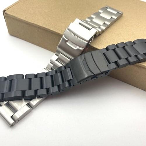 Thickening 5.5mm 22mm 24mm 26mm Solid stainless steel watchband bracelet watches Strap Band Accessories For PAM +Tool