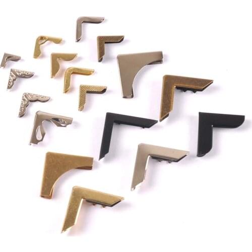 Silver/Golden/Bronze Photo Corner Protectors Albums Menus Metal Corners For Books Folders Scrapbooking Decor Crafts