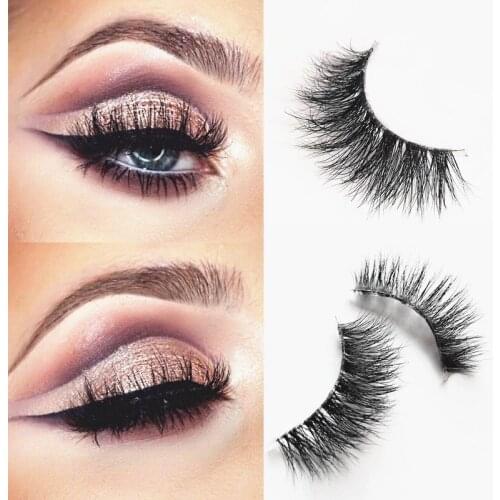 Serendi Lashes fluffy 3D Mink eyelashes curly mink Lashes makeup False Eyelashes reusable cilios Cruelty Free