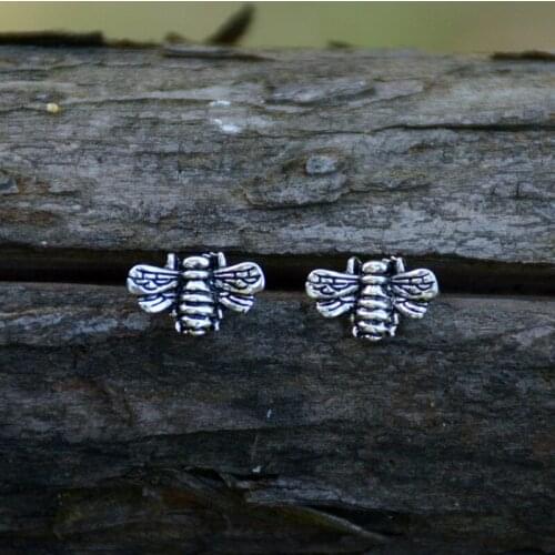 12Pair Cute Tiny Bee Stud Earring For Women