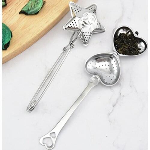 Stainless Steel Tea Infuser Mesh Reusable Tea Bag Tea Filter Tea Strainer Mug Teapot Gadgets Seasoning Ball Infuser Tea Infuser