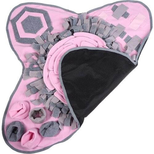 Dog Sniffing Mat Dog Puzzle Toy Pet Snack Feeding Mat Boring Interactive Game