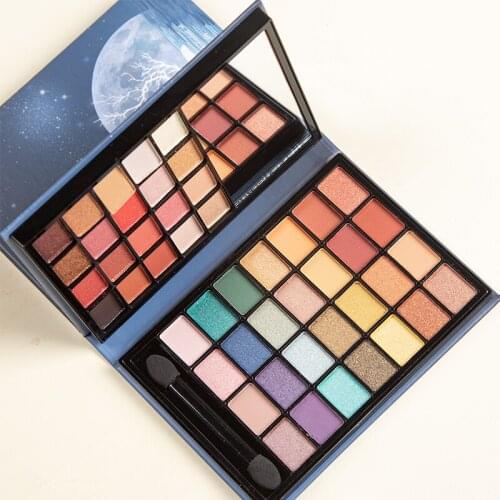 Eye Shadow Palette 48 Color Eye Shadow Matte Shimmer Glitter Pigmented Makeup Eye Shadow Powder Waterproof Eye Cosmetic