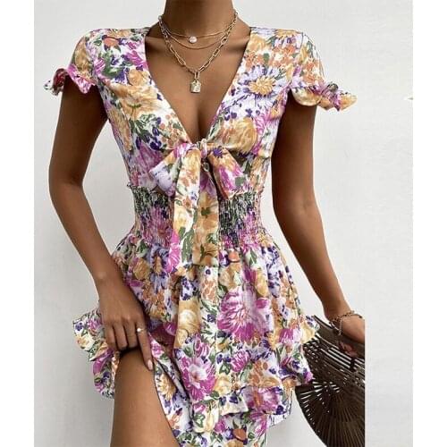 Vowbyside Summer Dresses With Print