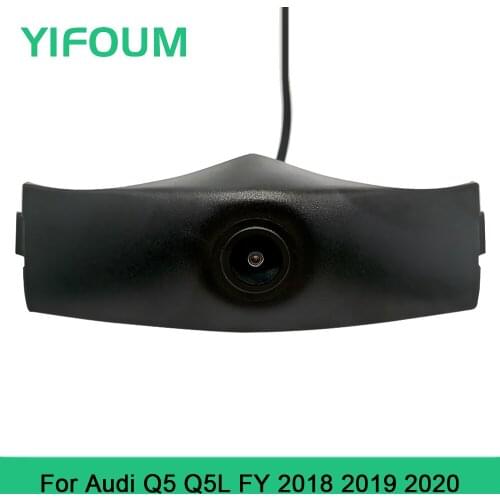 YIFOUM HD CCD Car Front View Parking Night Vision Positive Waterproof Logo Camera For Audi Q5 Q5L FY 2018 2019 2020