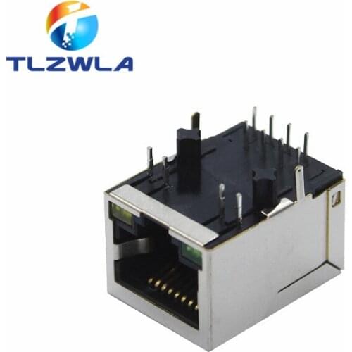 100Pcs Single Port RJ45 Connector HR911105 HR911105A