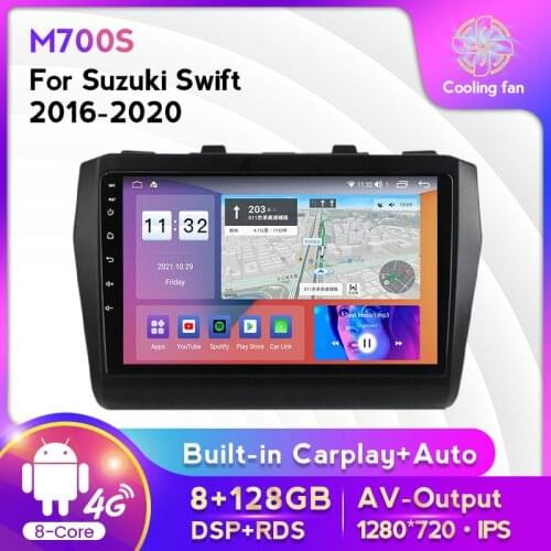 9inch Android 11 Car Radio Video Player For Suzuki Swift 2016-2020 Multimedia Stereo Receiver 6+128G Carplay+Auto WIFI 4G LTE BT