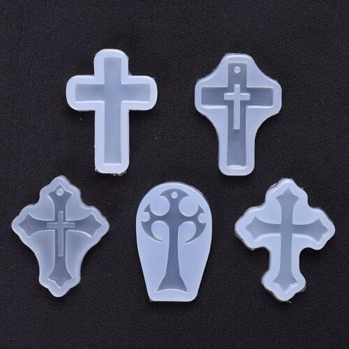 Big Cross Charms Pendant Silicone Mold Resin Silicone Mould Craft Tool DIY Epoxy Resin Molds Jewelry H629