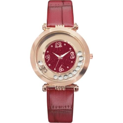 Dropshipping Clock Women Starry Sky Moving Diamond Wristwatches Luxury Ladies Quartz Rhinestone Watches Clock Relogio Feminino