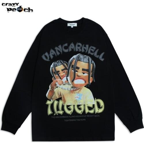 Crazy Peach Men's Long Sleeve T-Shirts