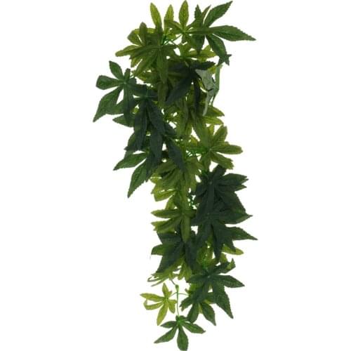 2pcs Bendable Reptiles Vine Green Jungle Climber Vines Terrarium Habitat Ornament
