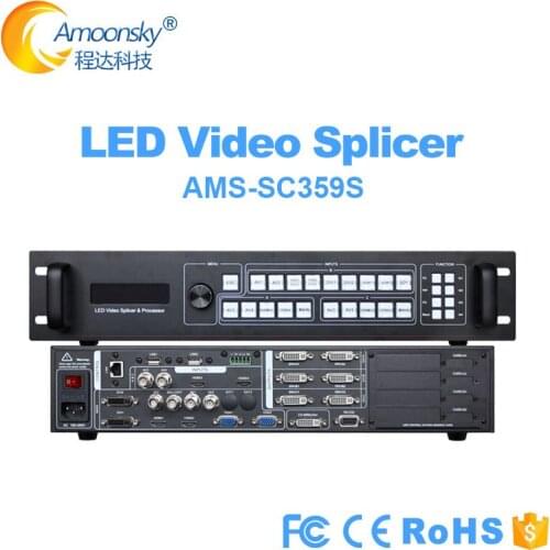 Hot sale competitive price SC359S 6k led video splicer support colorlight s2 sending card for fixed led wall