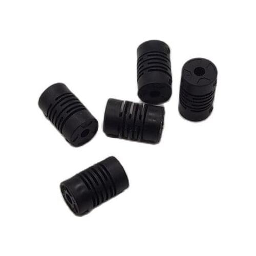 Good quality Nylon Plastic Flexible coupling 4 6 8 mm hole omron E6B2 encoder shaft coupling 10pcs per pack