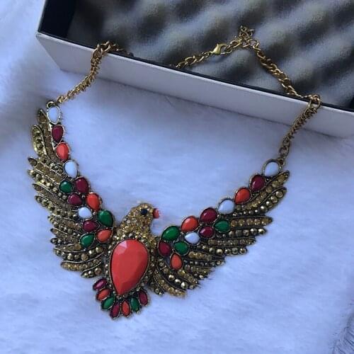 Kpop vintage fashion jewelry statement big ladies animal necklace women accessories/colar feminino/collier femme
