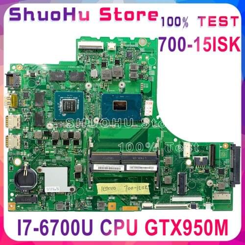 KEFU 700-15ISK Motherboard For Lenovo ideapad 700-15ISK xiaoxin700 Laptop Motherboard I7-6700U CPU GTX950M original Tested