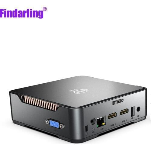 Quad Core GK3V Mini PC Intel Celeron J4125 8GB RAM 128GB/256GB Windows 10 Dual WIFI 4K 60Hz WIN10 2*HDMI 1*VGA Desktop Computer