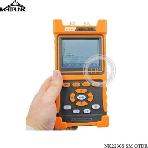 NK2230S OTDR,80KM Portable Optical Fiber Single Mode 30dB NO VKER NK2230S Hand-held Optical Time Domain Reflectometer