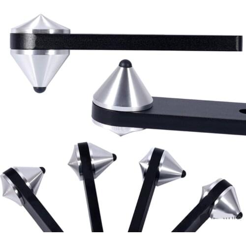 P0RB 4Pcs Speaker Spike Feet Stand Pads Replacement Shock Absorbing Absorber Stud