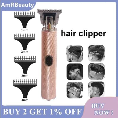 Professional Electric Hair Clipper Hair Trimmer Waterproof LED Digital Display Multifunctional Electric Clippers Men Haircut