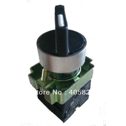 2N/O Standard Handle 3 Position Momentary Select Selector Switch XB2BD53C Spring Return Mouting Hole 22mm