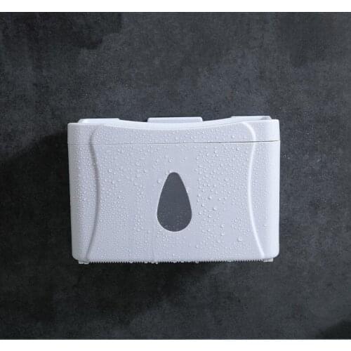 1PC Multi Funtion Mobile Holer Paper Holder Bathroom Tissue Box Waterproof Plastic Toilet Paper Box Toilet Paper Box NG 002
