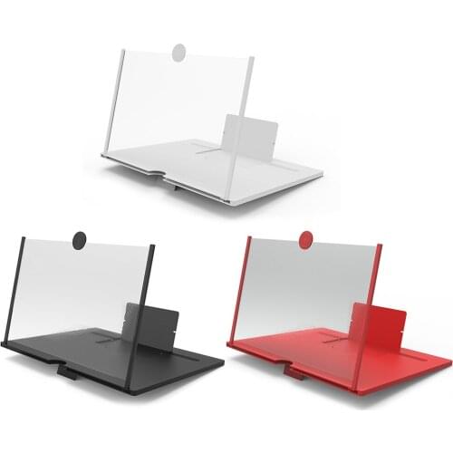 10 inch 5D Mobile Phone Screen Magnifier HD Video Amplifier with Foldable Holder Magnifying Glass Smart Phone Stand Bracket