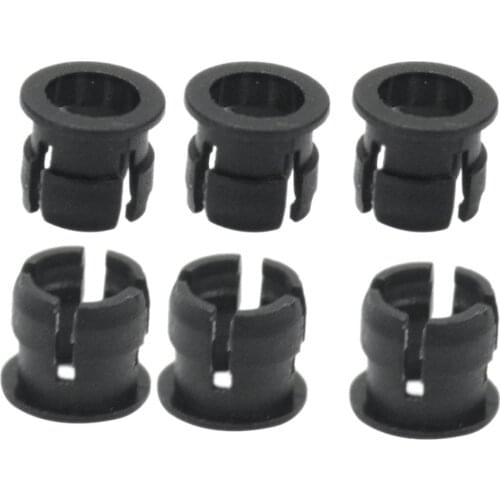 100 Pieces Black Plastic 5mm LED Clip Holder Display Panel Mount Cases