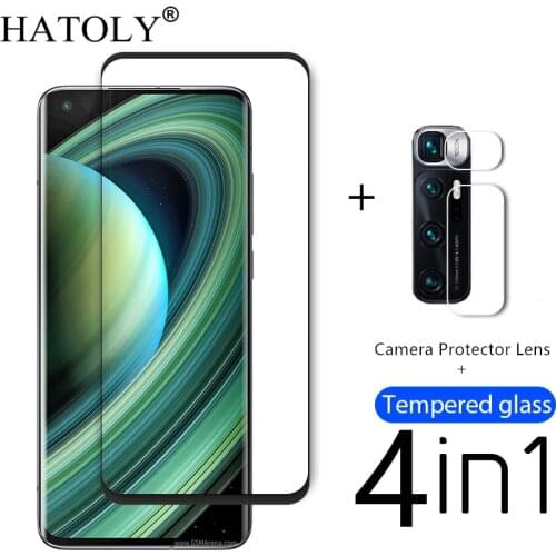4in1 Protective Glass For Xiaomi Mi 11 Glass Screen Protector For Xiaomi Mi 11 10 Note 10 Film Tempered Glass For Xiaomi Mi 11