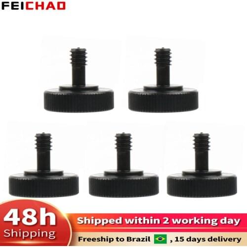 5x 1/4 Screw Male to Female Socket Adapter Thumb Knob 20mm Aluminum for Tripod Camera Stand Flash LED Lights Bracket Accessories
