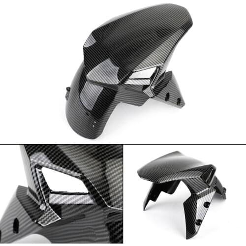 Areyourshop for KAWASAKI Z900 2017 2018 2019 Motorcycle Front Fender Tire Hugger Mudguard Carbon Color Motor Accessories Parts
