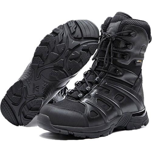 Men Women Outdoor Hiking Sports Non-slip High Top Shoes Army Fans Field Training Climbing Hunting Combat Tactical Military Boots
