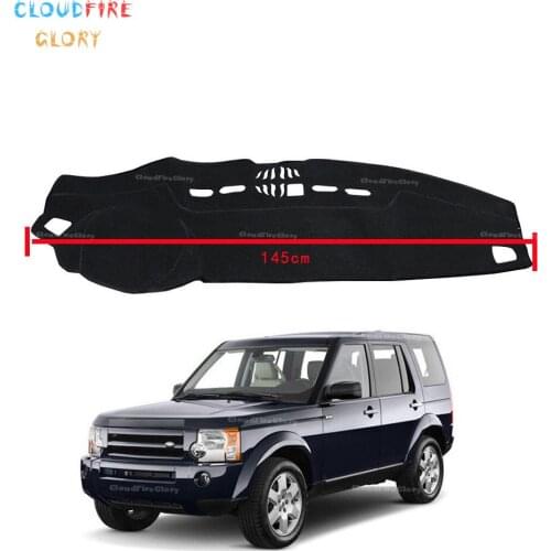 CloudFireGlory Dashboard Cover Dashmat Dash Mat Pad Sun Shade Dash Board Cover Carpet For Land Rover LR3 LR4 Range Rover Sport