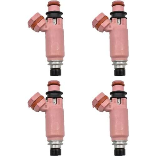 4Pcs 195500-3910 16611-AA370 Fuel Injectors Nozzle Pink 560cc 1955003910 16611AA370 For Subaru STI WRX Forester