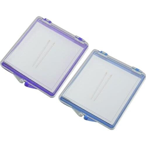 Magnetic Sewing Pin Cushion Clear Top DIY Needle Pincushion Sewing Tools Storage Case Needlepoint 2 Pins Set