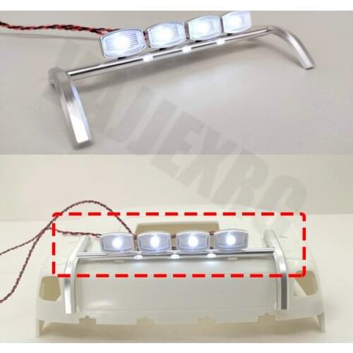 Metal Roof Light Bar Set for Tamiya 1/14 SCALE TAMIYA Remote Control Volvo FH16 Globetrotter 750 56360