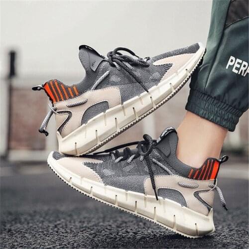 Mens Flying Shoes Mens Trend Shoes 2021 New Summer Canvas Mens Shoes Trend All-Match Casual Sports Shoes Increase Shoes