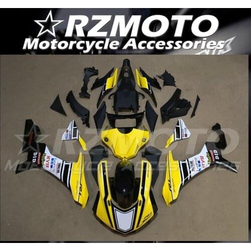 Injection New ABS whole Fairings Kit Fit for YAMAHA YZF-R1 2015 2016 2017 2018 2019 15 16 17 18 19 Bodywork set Cool Yellow
