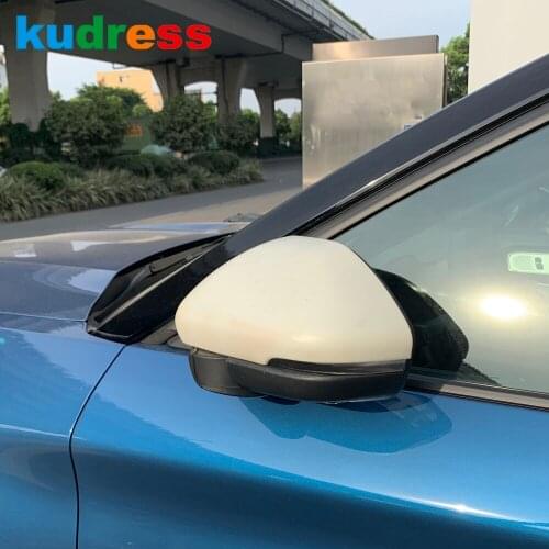 Rearview Mirror Cover Trim For Ford Explorer 2020 2021 Carbon Fiber Rear View Mirrors Frame Sticker Car Styling Accessories