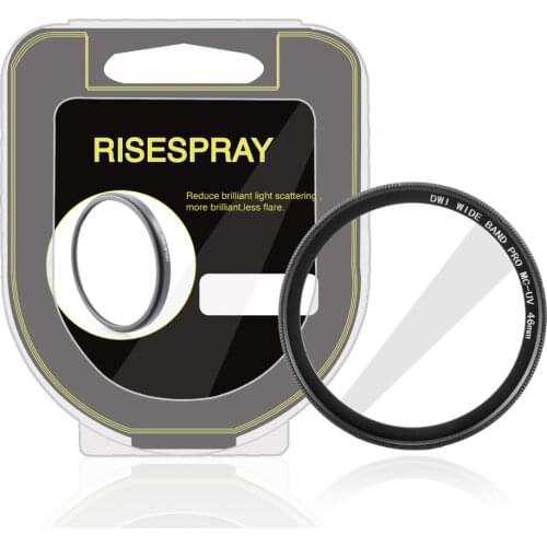 New arrive RISESPRAY 46mm MC UV Ultra-Violet Lens Filter Protector for canon nikon sony pentax camera lens