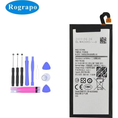 New 3000mAh EB-BJ530ABE Replacement Battery For Samsung Galaxy J5 2017 Pro SM-J530K SM-J530F SM-J530Y Mobile Phone