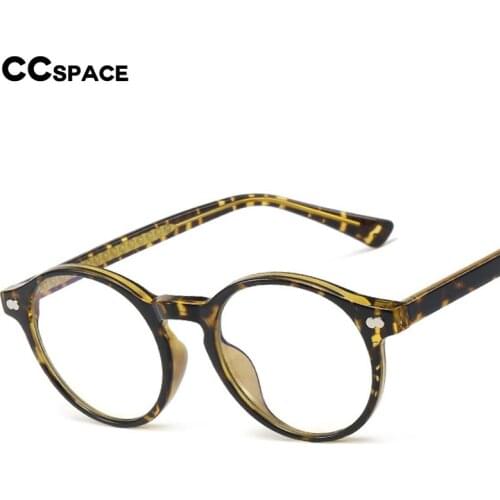 48226 Plastic Titanium Glasses Frames Anti-blue Light Round Ultralight Men Women Optical Fashion Computer Glasses