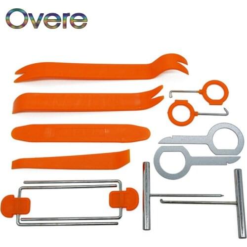 Overe 12Pcs Auto Car Panel Pry Tool Audio disassembly tool For Kia Rio Ceed Cerato Sorento Mazda CX-7 6 Mini Cooper R56 F56