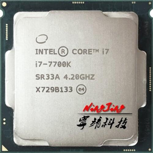 Intel Core i7-7700K i7 7700K 4.2 GHz Quad-Core Eight-Thread CPU Processor 8M 91W LGA 1151
