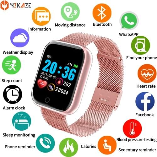 Smart Watch Men Women Sport SmartWatch Bluetooth Waterproof Smart Bracelet SleepHeart RateBlood Pressure Monitor for xiaomi Band