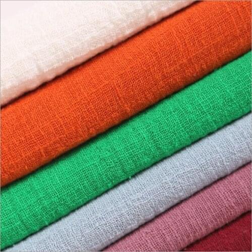 100% cotton imitation hemp clothes fabric