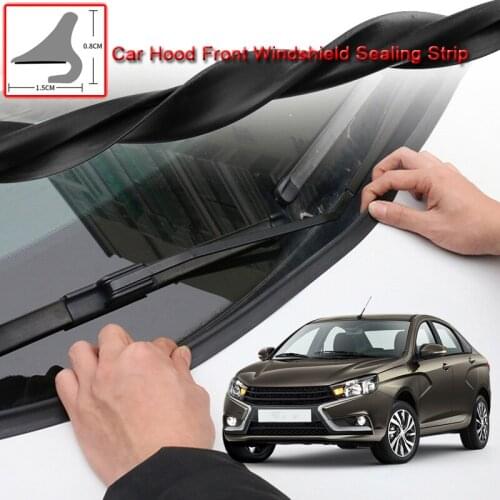 For LADA VESTA 2015-2020 DIY Car Seal Strip Windshied Spoiler Filler Protect Edge Weatherstrip Strips Sticker Auto Accessories