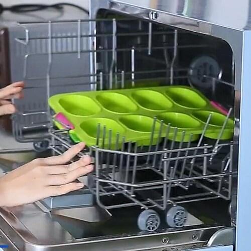 Magic Non Stick Baking Mold Food Grade Silicone French Bread Hamburger Molds Good Flexibility French Heat Resistant